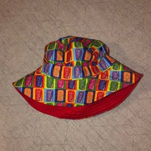 Coke bucket hat 🌈